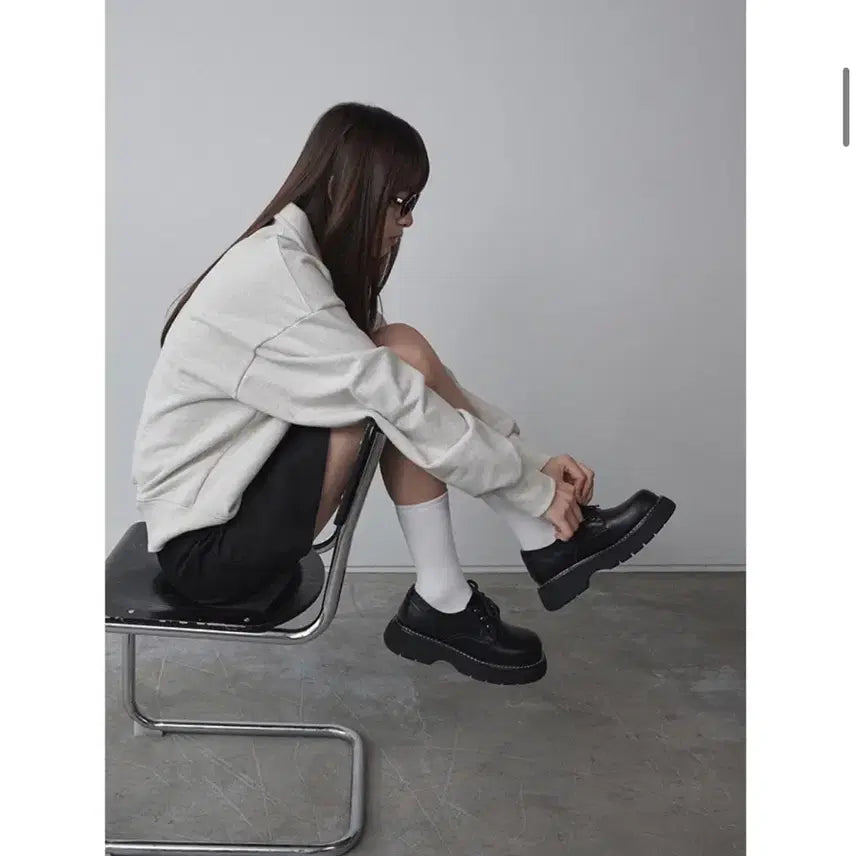 [BUNJANG] Salt and Chocolate Walker Platform Loafers / 솔트앤초콜릿 워커 (사이즈 교환도 가능)