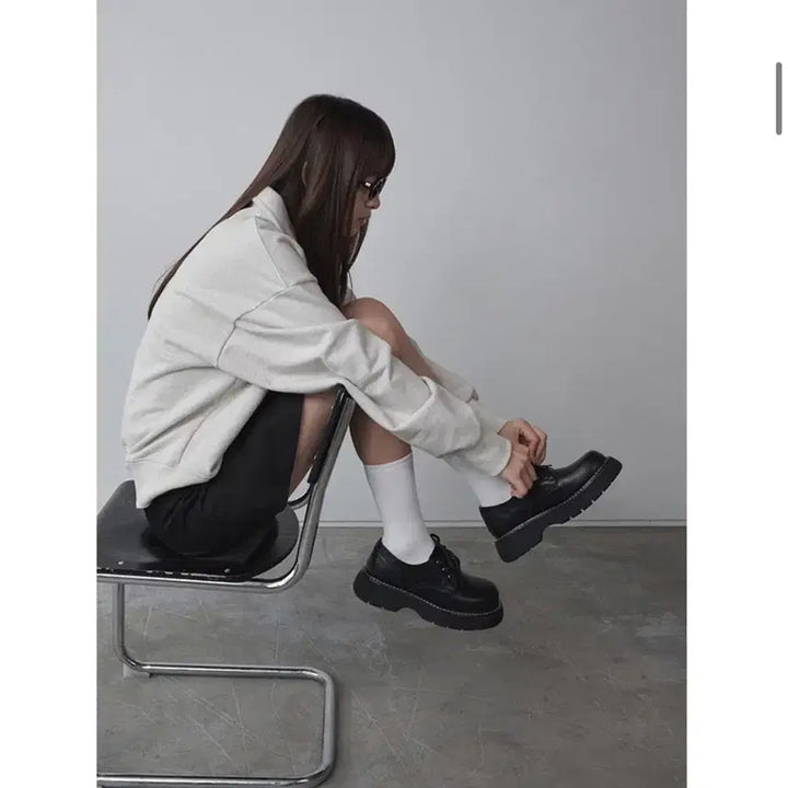 [BUNJANG] Salt and Chocolate Walker Platform Loafers / 솔트앤초콜릿 워커 (사이즈 교환도 가능)