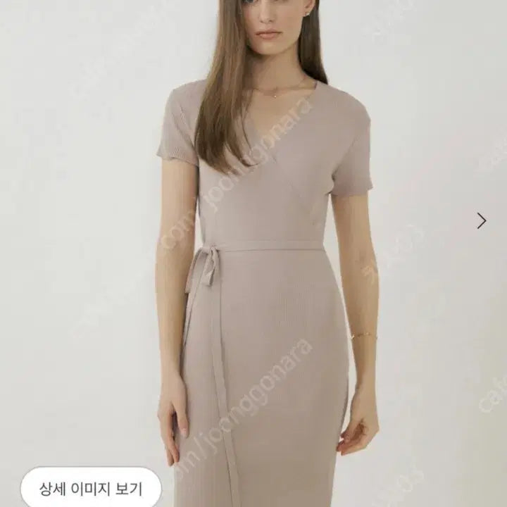 [BUNJANG] (새상품) 시에 노아 랩 원피스 스킨베이지 / (새상품) 시에 노아 랩 원피스 스킨베이지