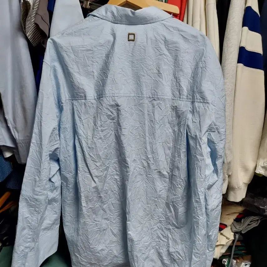 [SOLD OUT] 우영미 크링클 셔츠 스카이블루 50