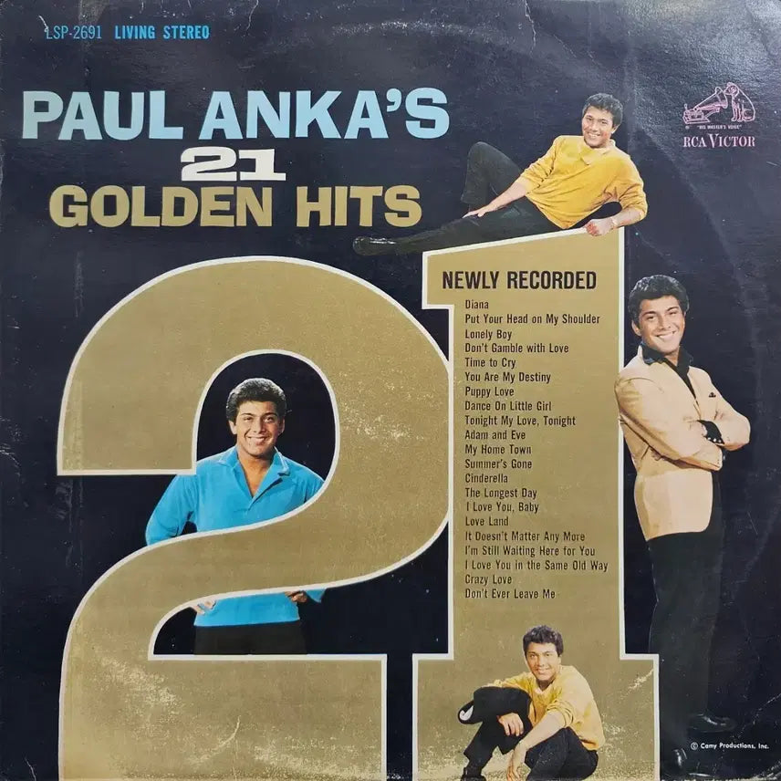 [BUNJANG] 폴 앵카 21 Golden Hits LP / 폴 앵카 21 Golden Hits LP