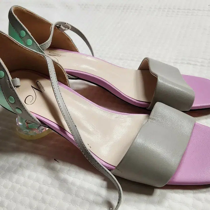 [BUNJANG] 나무하나 샌들 민트/회색/핑크 250 / 나무하나 샌들 민트/회색/핑크 250