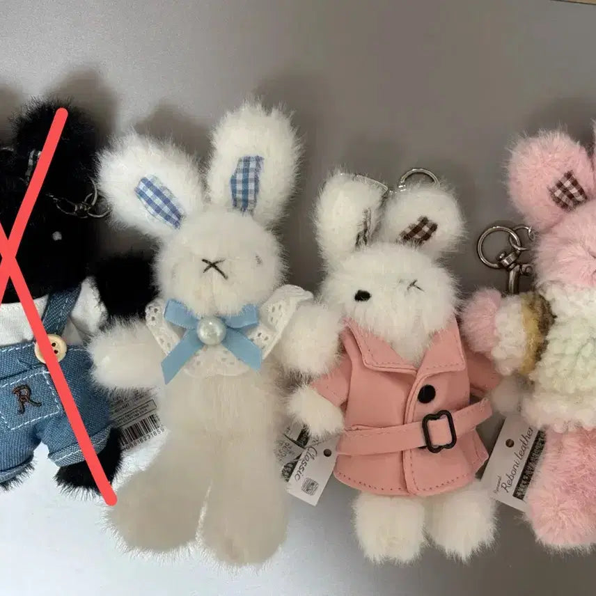 [BUNJANG] Levoni Rabbit Doll Keychain / 레보니 토끼인형 키링