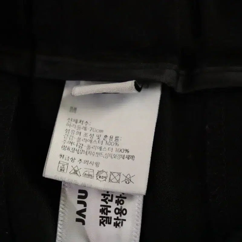 [SOLD OUT] JAJU 자주 자켓 + 와이드 팬츠 블랙 여름용 정장세트 (~77)