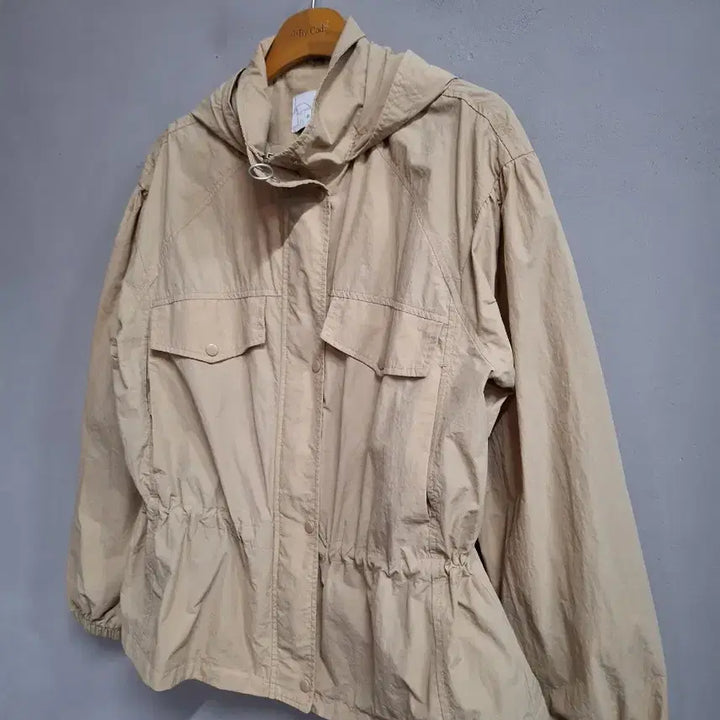 [SOLD OUT] Banila B 후드 야상 점퍼 베이지 66