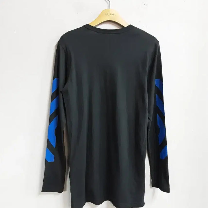 [BUNJANG] Adidas Long Sleeve T-Shirt / 아디다스 블랙/블루 긴팔 티셔츠 90