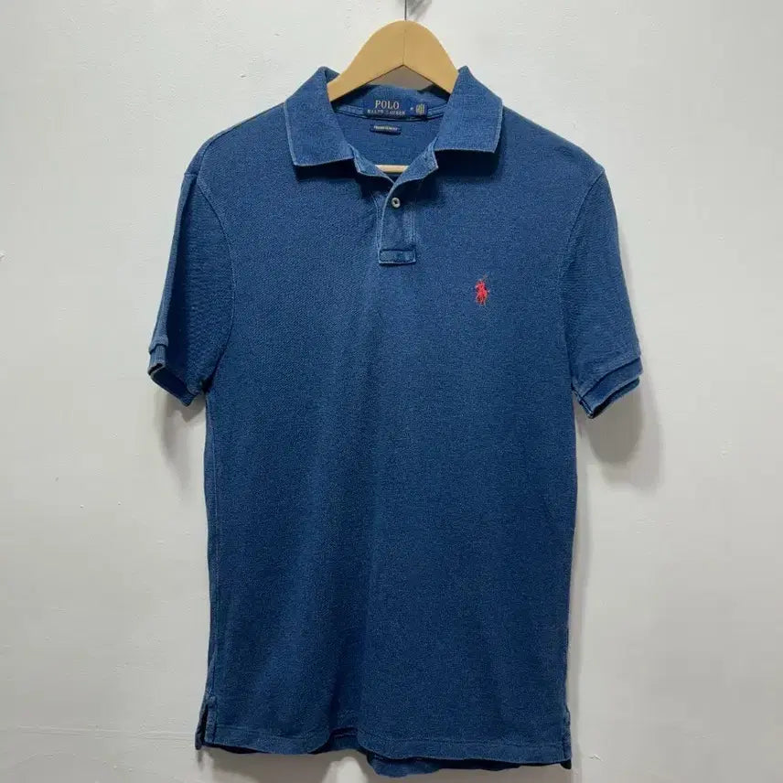 [SOLD OUT] 폴로 랄프로렌 블루 반팔 폴로티 데님 M