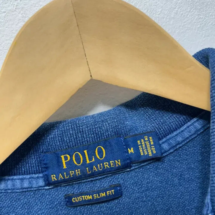 [SOLD OUT] 폴로 랄프로렌 블루 반팔 폴로티 데님 M