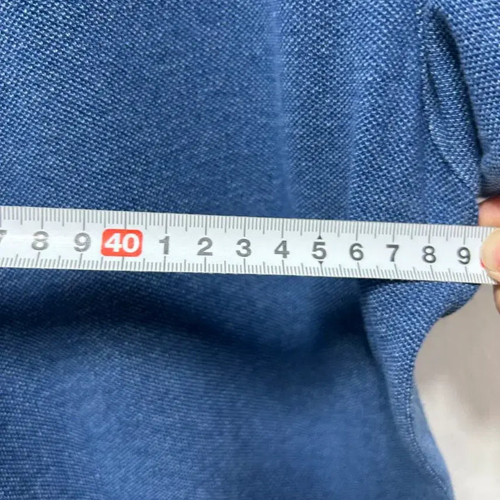 [SOLD OUT] 폴로 랄프로렌 블루 반팔 폴로티 데님 M