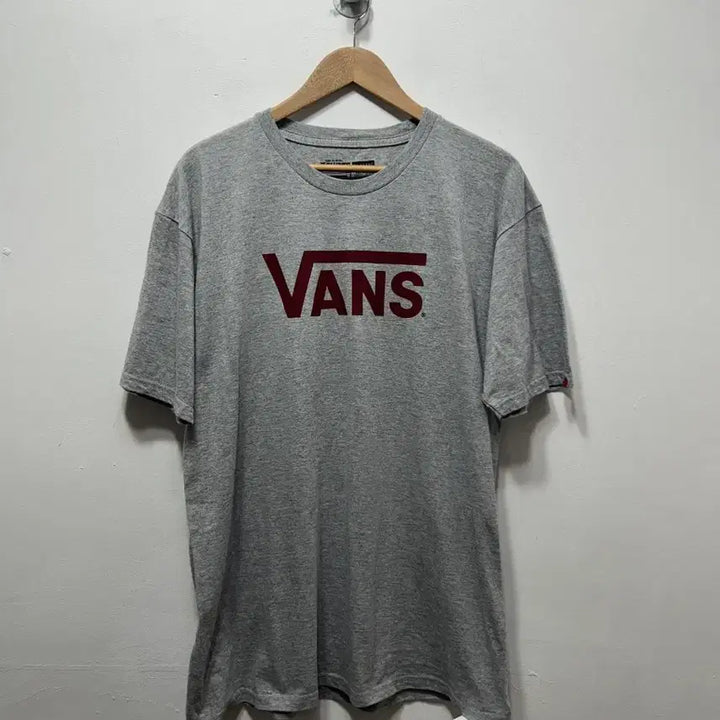 [BUNJANG] 반스 VANS 회색 로고 반팔 티셔츠 L / 반스 VANS 회색 로고 반팔 티셔츠 L