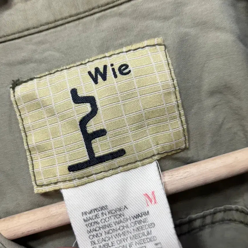 [BUNJANG] Wie 빈티지 카키색 반팔 셔츠 M / Wie 빈티지 카키색 반팔 셔츠 M