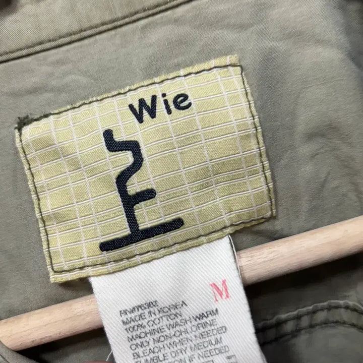 [BUNJANG] Wie 빈티지 카키색 반팔 셔츠 M / Wie 빈티지 카키색 반팔 셔츠 M