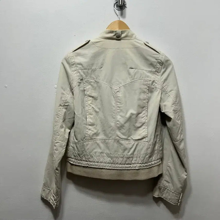 [BUNJANG] SYSTEM Ivory Bomber Jacket S / SYSTEM 시스템 아이보리 봄버 자켓 S