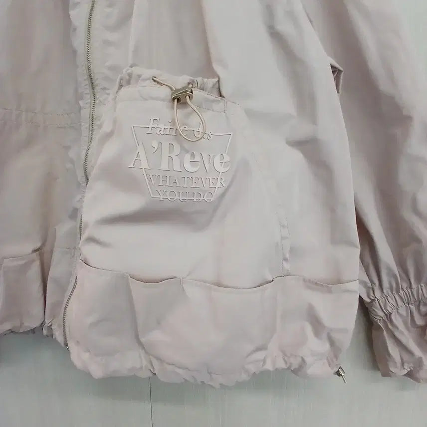 [SOLD OUT] DEWL 듀엘 핑크색 후드 바람막이