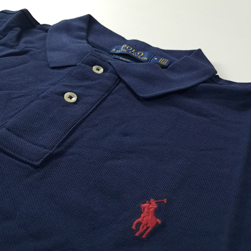 [SOLD OUT] CK341 M 폴로 슬림핏 네이비 칼라 티셔츠
