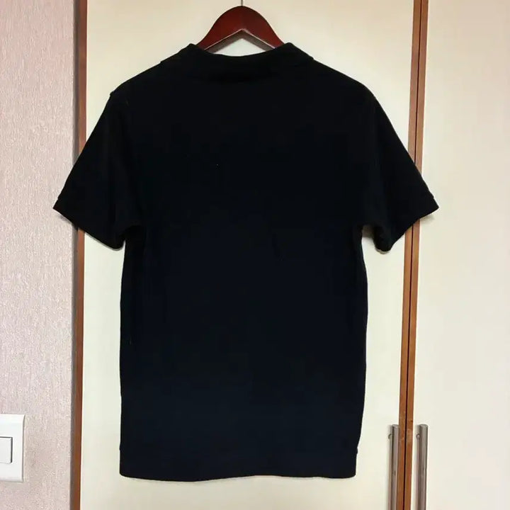 [SOLD OUT] WACKO MARIA 해골 자수 검정 피케 폴로 티셔츠