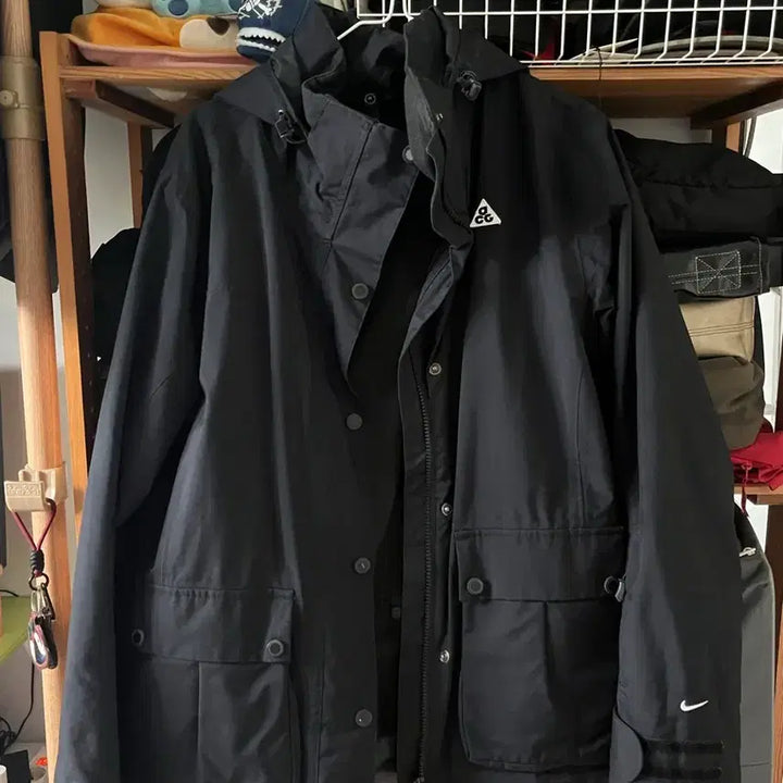 [BUNJANG] Nike ACG Black Windbreaker Jacket / 나이키 ACG 바람막이 구형 블랙 여성XL 남자100