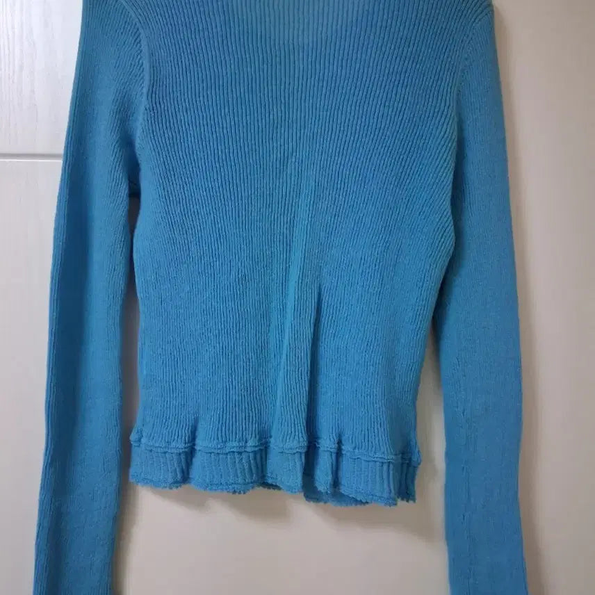 [BUNJANG] Benetton Blue Knit Cardigan / 베네통 블루 니트 가디건(26 신상)