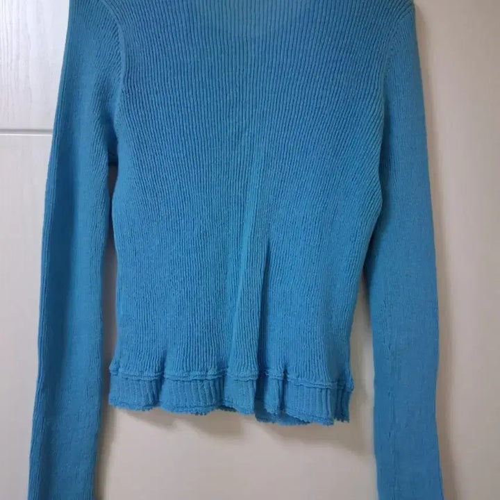 [BUNJANG] Benetton Blue Knit Cardigan / 베네통 블루 니트 가디건(26 신상)