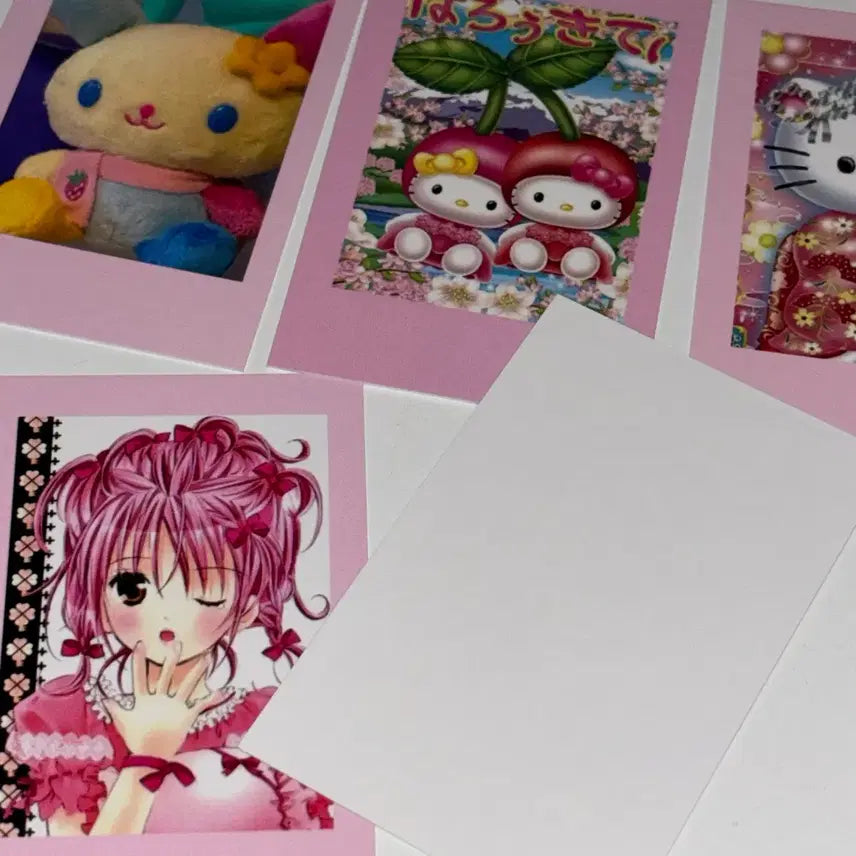 [BUNJANG] Sanrio Character Change Hello Kitty Mini Postcard Set / 캐릭캐릭체인지 헬로키티 산리오 미니엽서 일괄판매