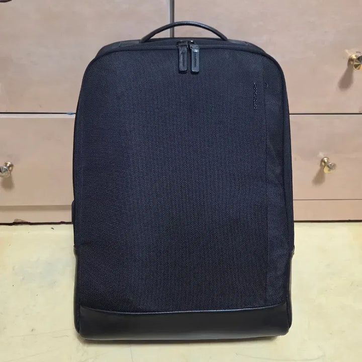 [BUNJANG] SPAO Standard Backpack Black Polyester Leather / 슈탠다드 정품 백팩 거의새제품