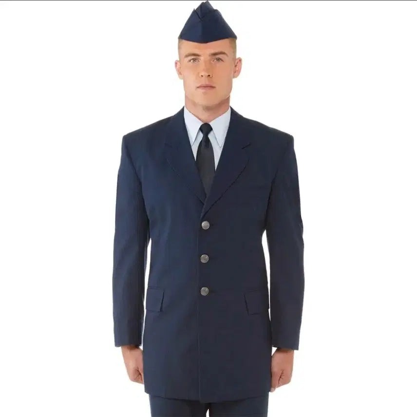 [BUNJANG] USAF 3-Button Service Uniform Jacket / [최종할인/박사이즈] USAF 미공군 3버튼 정복 자켓 50R 110