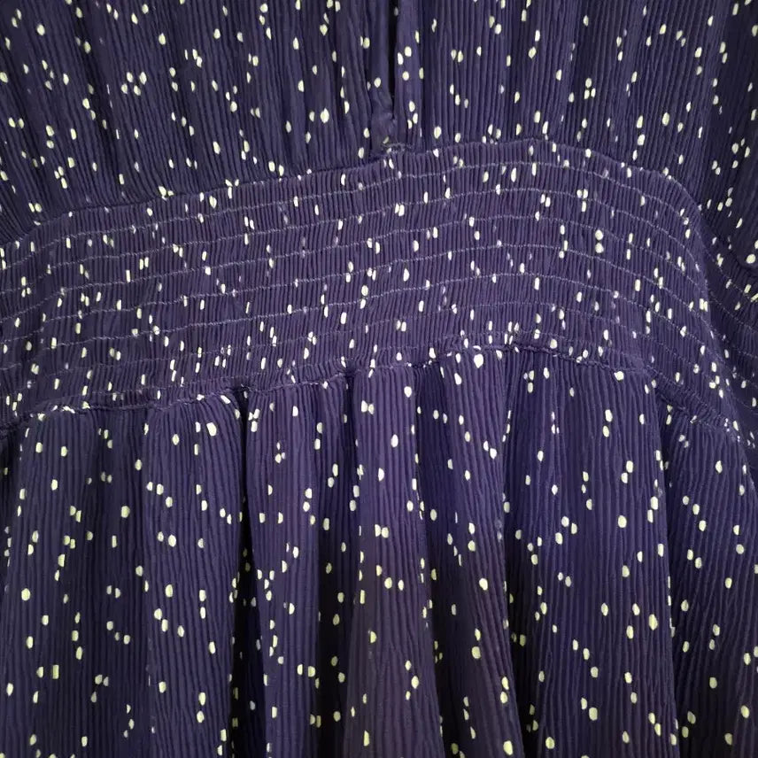 [BUNJANG] Zara Pleated Mini Dress / 봄   자라 플리츠 스판  미니 원피스  사이즈 30 가슴단면 54