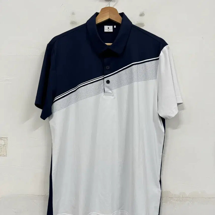 [BUNJANG] Wide Angle Short Sleeve Polo T-Shirt / (105)와이드앵글 반팔 카라티