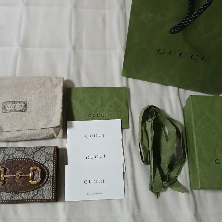 [BUNJANG] Gucci Horsebit 1955 Small Wallet Full Set / 구찌- 홀스빗 1955 스몰지갑 풀세트