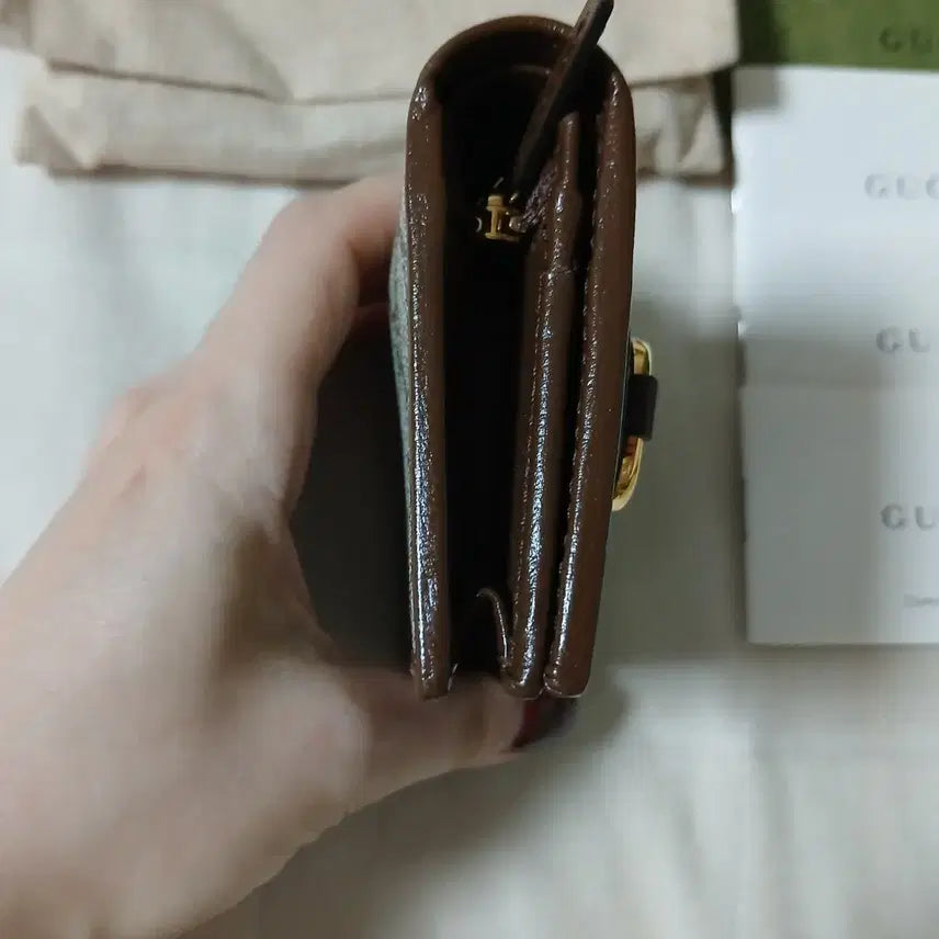 [BUNJANG] Gucci Horsebit 1955 Small Wallet Full Set / 구찌- 홀스빗 1955 스몰지갑 풀세트