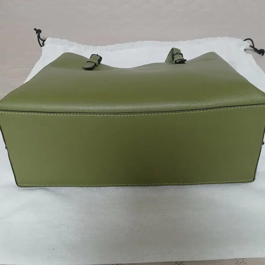 [BUNJANG] Coach Military Green Shopper Bag / 코치 밀리터리 그린 쇼퍼백