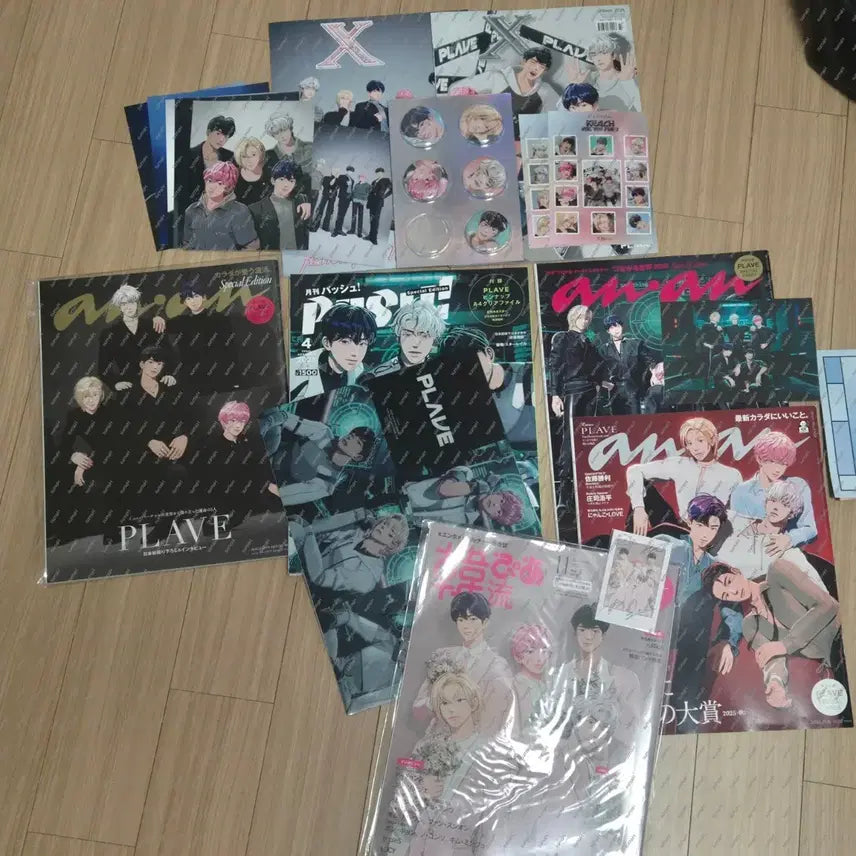[BUNJANG] PLAVE Magazine Bundle Set / 플레이브 잡지 9종 특전포함 일괄