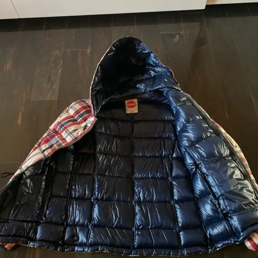 [BUNJANG] Kolmar Check Padded Jumper / 콜마르 체크 패딩 점퍼 (새상품)