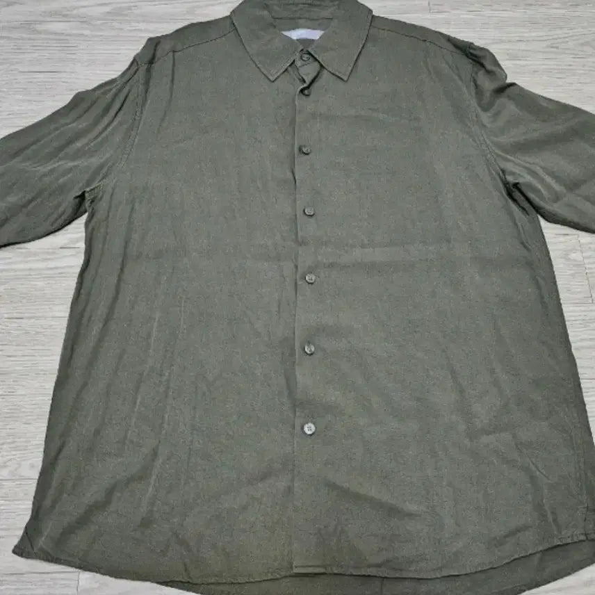[BUNJANG] 8seconds Khaki Overshirt / 에잇세컨즈 카키색 남방 셔츠