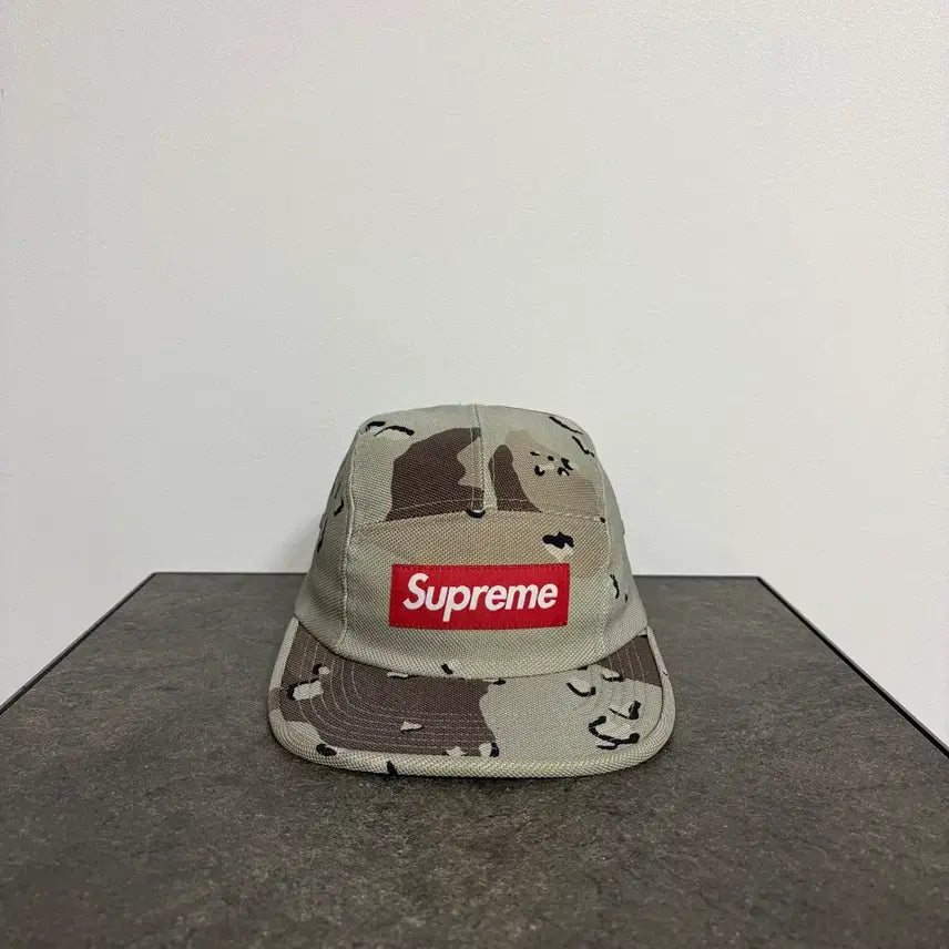 [BUNJANG] Supreme Ballistic Desert Camo Box Logo Camp Cap / (OS) 슈프림 박스로고 캠프캡 모자 발리스틱 데저트 카모