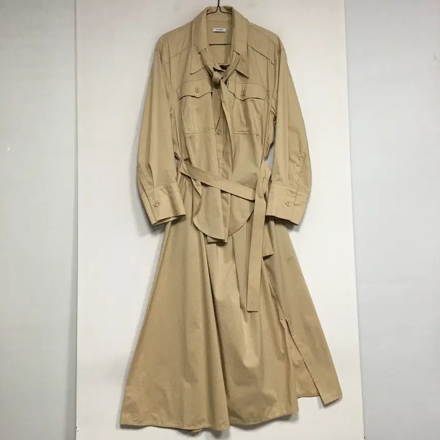 [BUNJANG] SYSTEM Scarved Belted Dress / 22 SYSTEM 시스템 스카프 벨티드 원피스 55