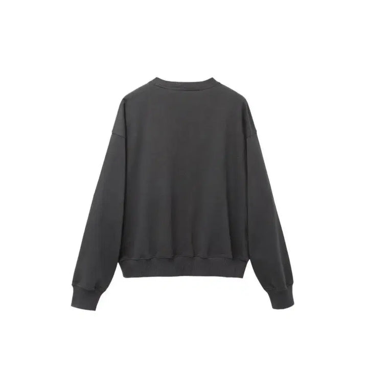 [BUNJANG] Opening Project Identity Sweatshirt Charcoal / 무신사 오프닝프로젝트 맨투맨