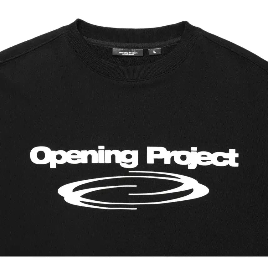 [BUNJANG] Opening Project Black Sweatshirt / 무신사 오프닝프로젝트 블랙 맨투맨