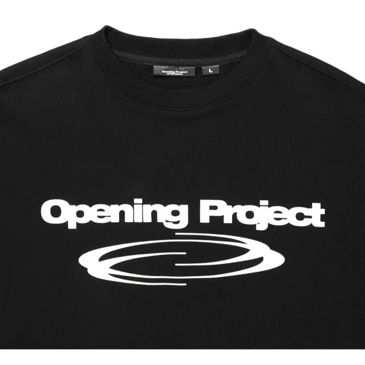 [BUNJANG] Opening Project Black Sweatshirt / 무신사 오프닝프로젝트 블랙 맨투맨