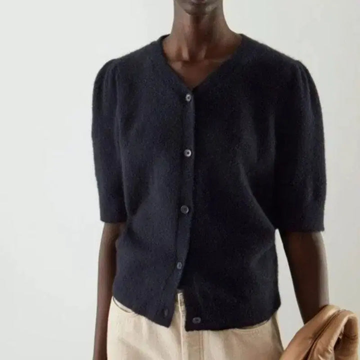 [BUNJANG] COS Puff Short Sleeve Cardigan / [새상품] cos 퍼프 반팔가디건