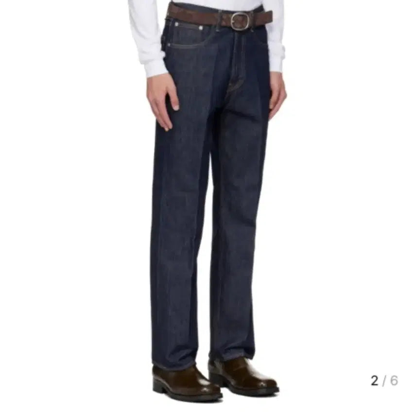 [BUNJANG] Auralee 5p Hard Twist Denim Indigo / (28) Auralee 오라리 5p 하드트위스트 데님