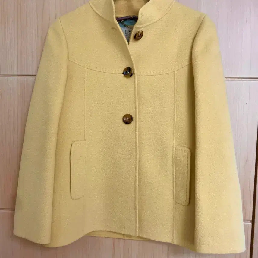 [BUNJANG] Lynn Yellow Tone-on-Tone Coat Jacket / 린 lynn 코트 자켓