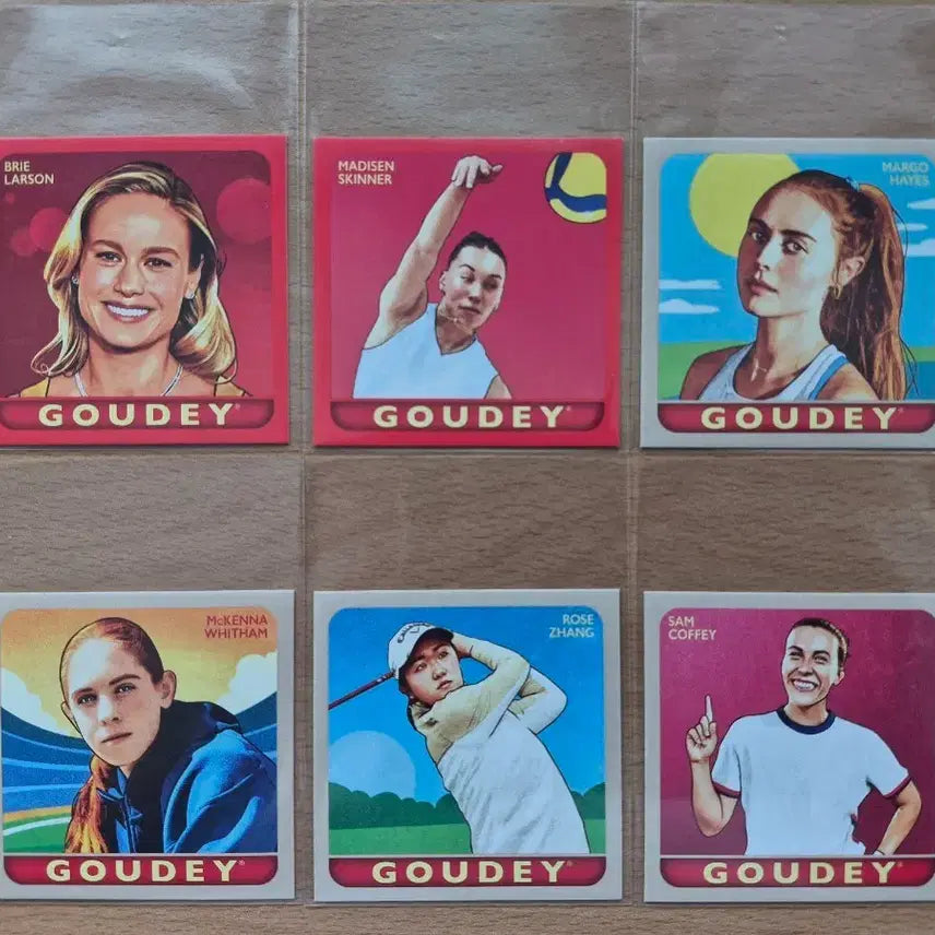 [BUNJANG] 2025 Upper Deck Goodwin Mini Card Lot / 2025 어퍼덱 굿윈 미니카드 6장랏 판매합니다.