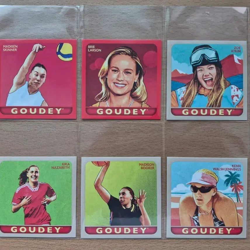 [BUNJANG] 2025 Upper Deck Goodwin Mini Cards Lot / 2025 어퍼덱 굿윈 미니카드 6장랏 판매합니다.