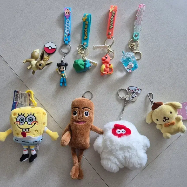 [BUNJANG] Character Keyring Bundle Set / 캐릭터 키링, 인형 키링 모음