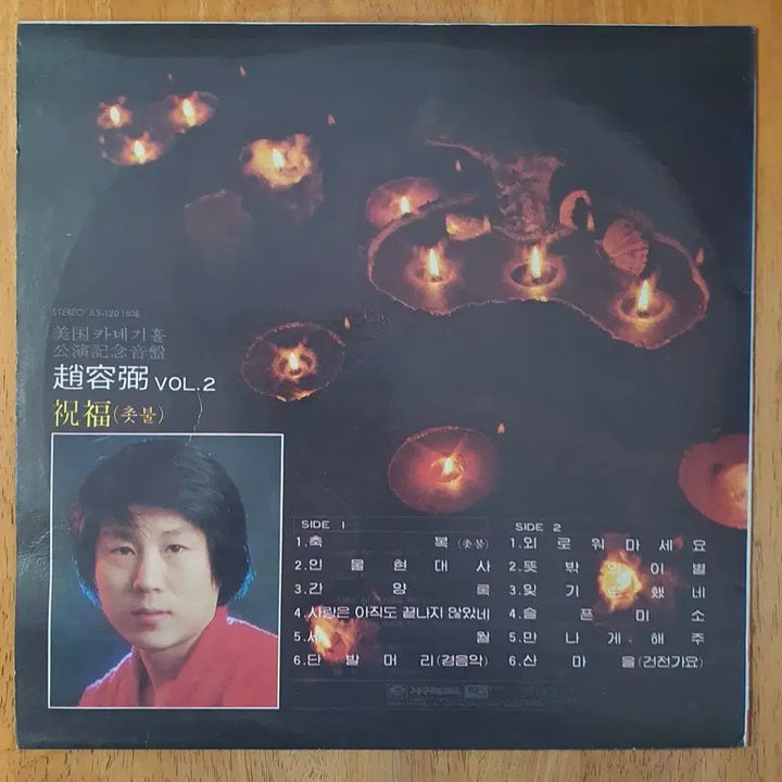[BUNJANG] Cho Yong-pil Carnegie Hall Live LP Vol. 2 / 조용필카네기홀lp.촛불nm