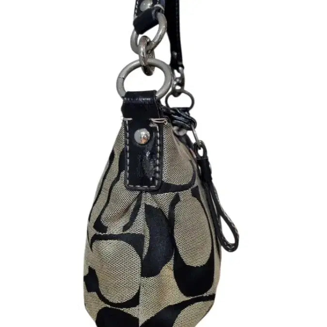 [BUNJANG] Coach Signature Black Shoulder Bag / 코치 시그니처 블랙 숄더백 히메 갸루 y2k 빈티지코치 올드코치