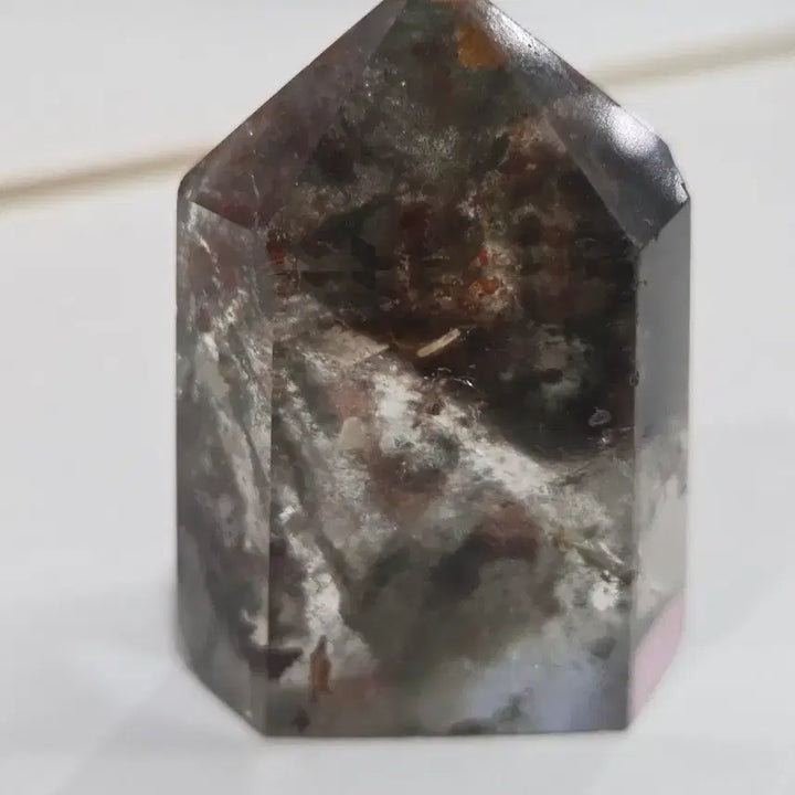 [BUNJANG] Natural Garden Quartz Landscape Crystal 42mm / 수정 속 작은 정원, 천연가든쿼츠(풍경수정) 2개 세트