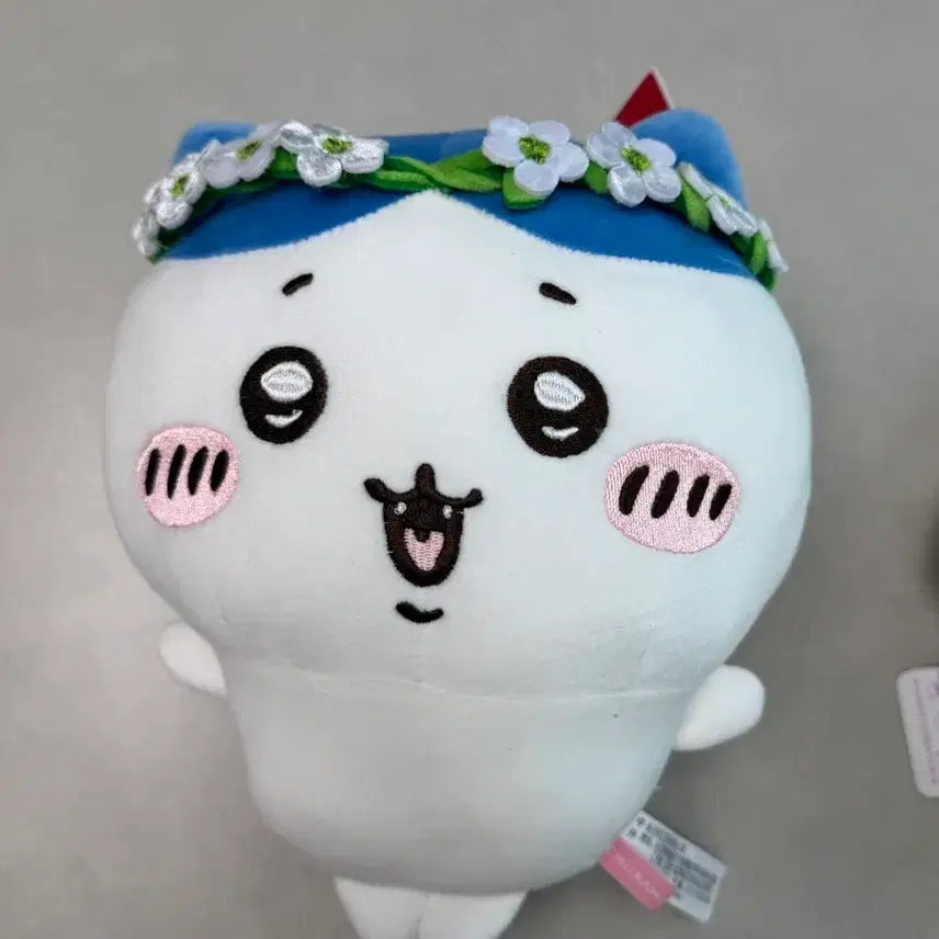 [BUNJANG] Chiikawa Flower Headband Plush Doll / 치이카와 꽃 머리띠 봉제인형