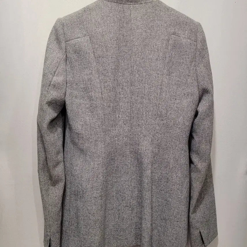 [BUNJANG] JJ JIGOTT Black Color Block Jacket / JJ지고트 블랙 배색 그레이 자켓55
